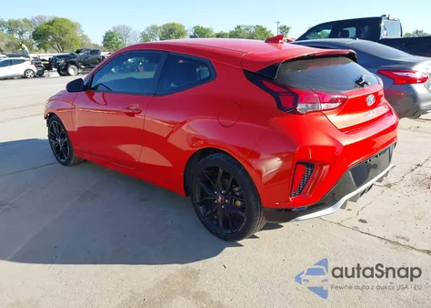 2020 Hyundai Veloster from USA, damaged, VIN KMHTH6AB7LU031134